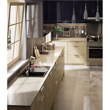 DeAnte ZZMK011O, ensemble d'accessoires d'évier de cuisine, acier brossé