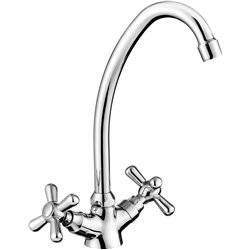 DeAnte Bos_060D, torneira de cozinha, Chrome