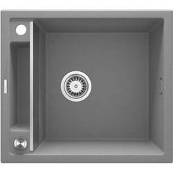 Deantel ZRM S103, 1-Bowl-Magnet-Granitsenke, metallisches Grau