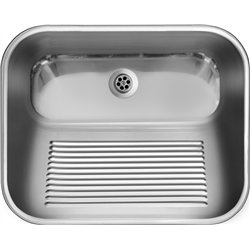 DeAnte AF047, pia da utilitário 1-Bowl, embutida ou montada na parede