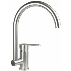Deante BLU_F62M, Kitchen faucet, brushed steel