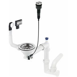 Deantin ZXY_9982, Siphon für 1-Bowl-Granitspüle, Raumspeicher, Stahl
