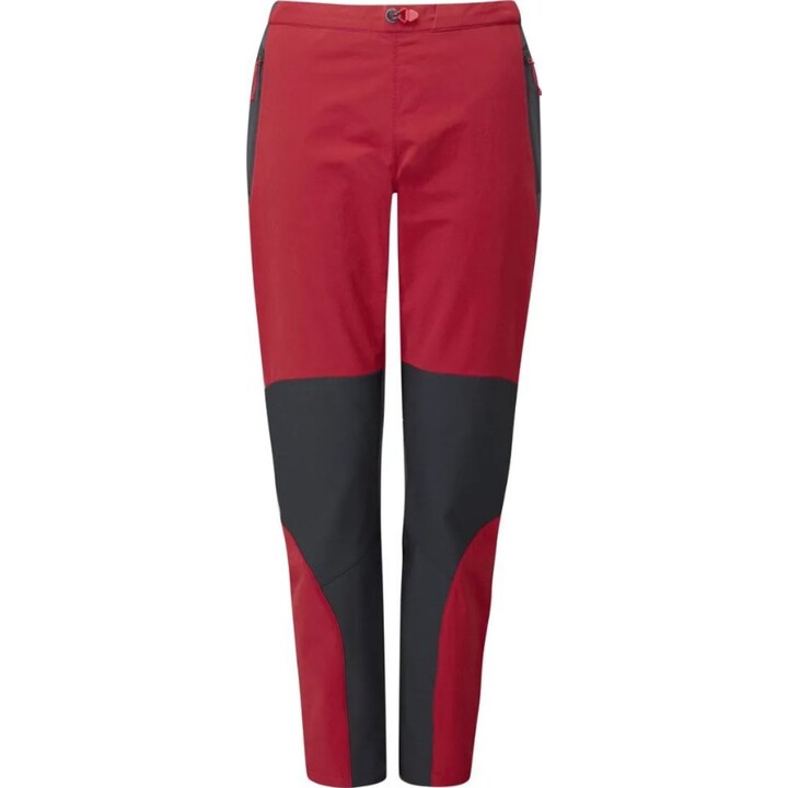 Pantalones softshell para mujer Rab Torque Pants - color carmesí talla: XS