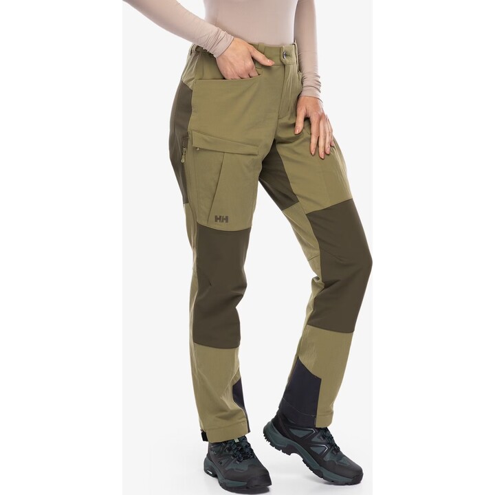 Pantalon de randonnée pour femme Helly Hansen Verglas Tur Pant 2.0 - Vert terrain, taille M
