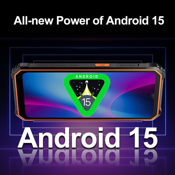 Blackview BV4800 SE, 12 GB RAM+64 GB/2TB, Android 15, fotocamera AI 16MP, display da 6,56 90Hz, IP68/69K, 5100MAH, NFC, NERO