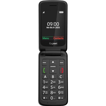 Gigaset GL595 7.11 cm (2.8") 114 g Black Senior Phone