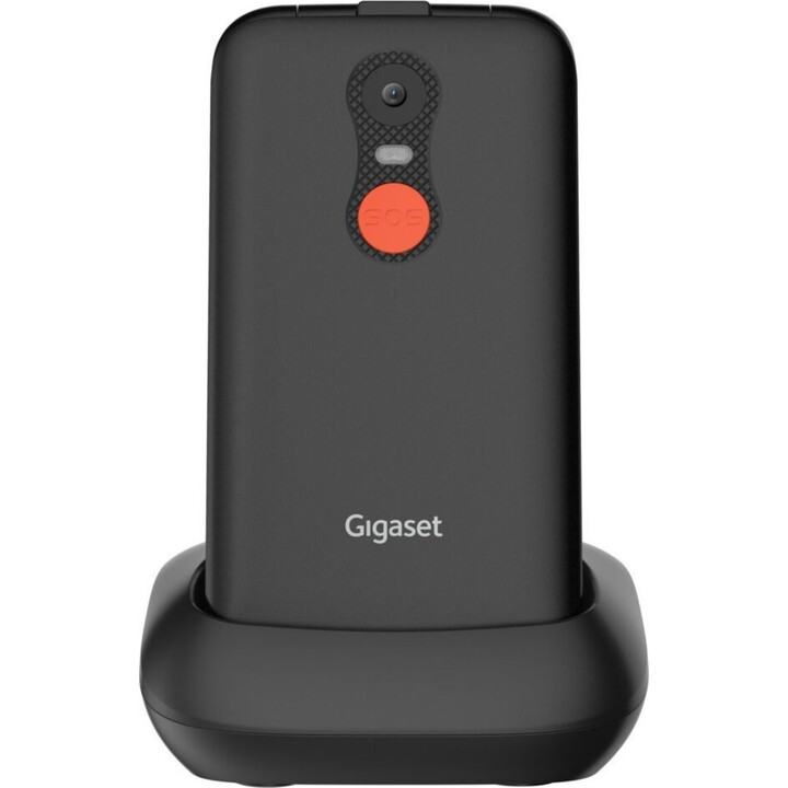 Gigaset Gl595 7,11 Cm (2.8") 114 G Negro Teléfono Para Personas Mayores