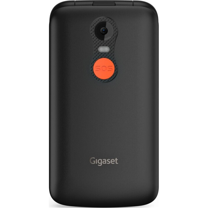 Gigaset Gl595 7,11 Cm (2.8") 114 G Negro Teléfono Para Personas Mayores