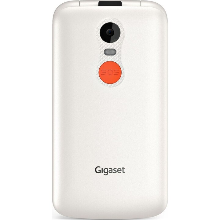 Gigaset Gl595 7,11 Cm (2.8") 114 G Blanco Teléfono Para Personas Mayores