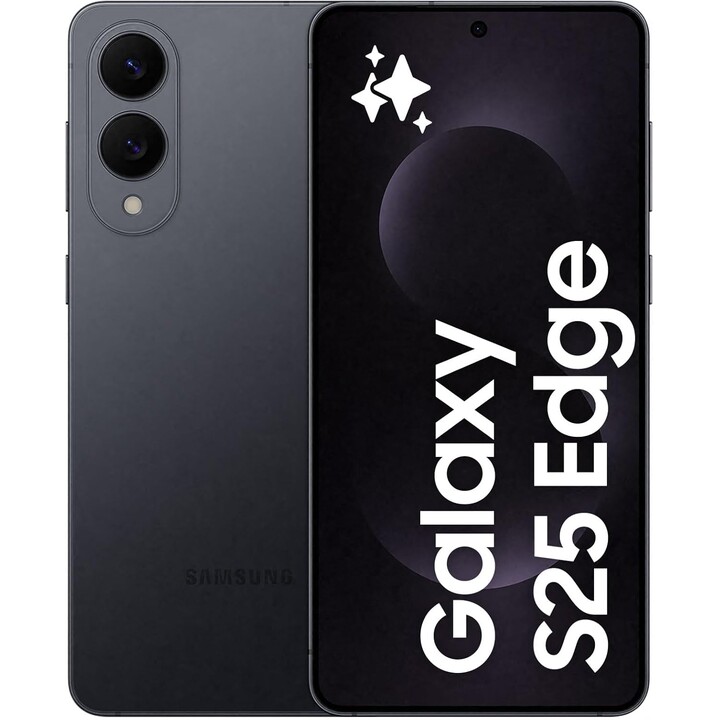 Samsung Galaxy S25 Edge, 12 GB 256 GB, smartphone AI, fotocamera da 200 MP, titanio nero