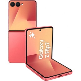 Samsung Galaxy Z Flip7 5G, 12 GB 512 GB, telefono AI, grande schermo di copertura, fotocamera da 50 MP, 4300 mAh, rosso corallo
