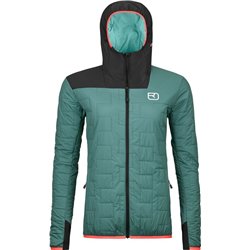 Chaqueta Ortovox Swisswool Piz Badus para mujer - Gris ártico
