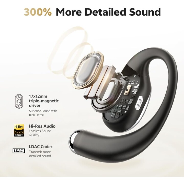 QCY Crossky R70 Negro - Auricolari Bluetooth