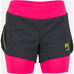 Short de course 2 en 1 Karpos Cengia - innuendo/noir pour femme, taille XS