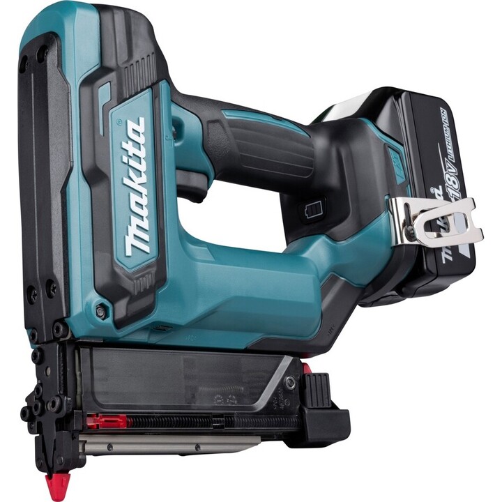 Makita DPT353Z inchiodatrice a spilli cordless 18V LXT, solo corpo, turchese/nero