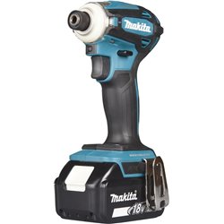 Llave de impacto compacta y liviana con una unidad hexadecimal de 1/4 de pulgada