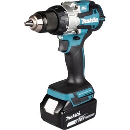 Makita DDF489Z, taladro atornillador 18V LXT, motor sin escobillas para trabajos pesados, verde azulado