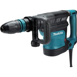 Heavy-duty demolition hammer with anti-vibration system