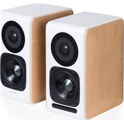 Edifier S880DB 88W Blanco altavoces de madera de 2 vías, inalámbrica y cableado