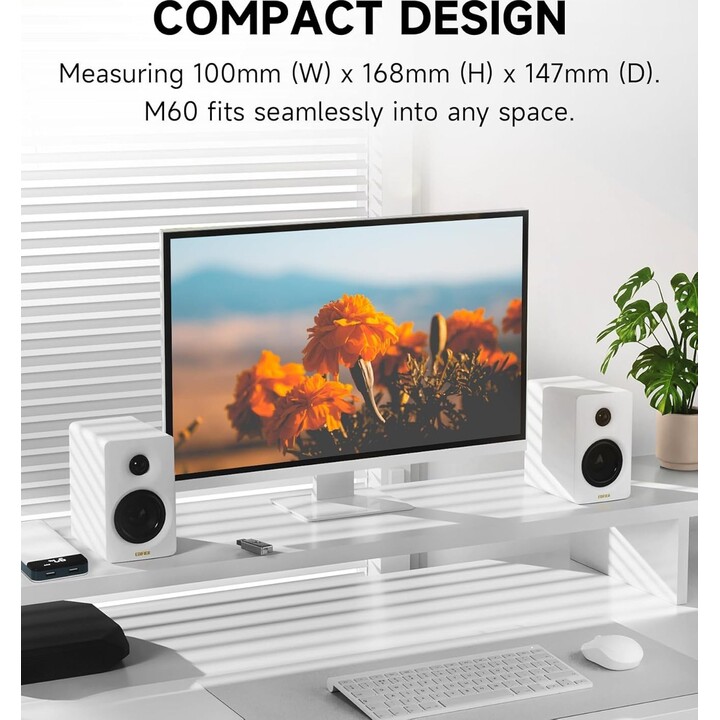 Edifier M60 2.0 Bluetooth Blanc
