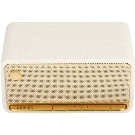 Edifier MP230, alto-falante Bluetooth retro portátil, sem fio, Bluetooth, Reprodução de Cartão Micro SD Aux, Branco