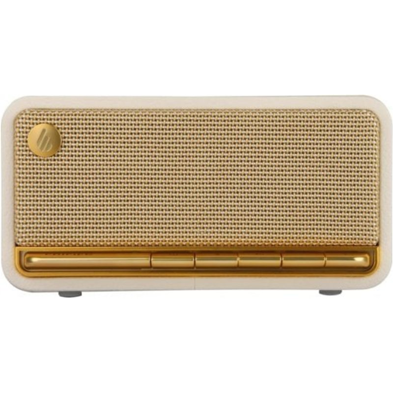 Edifier MP230, alto-falante Bluetooth retro portátil, sem fio, Bluetooth, Reprodução de Cartão Micro SD Aux, Branco