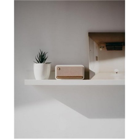 Edifier MP230, alto-falante Bluetooth retro portátil, sem fio, Bluetooth, Reprodução de Cartão Micro SD Aux, Branco
