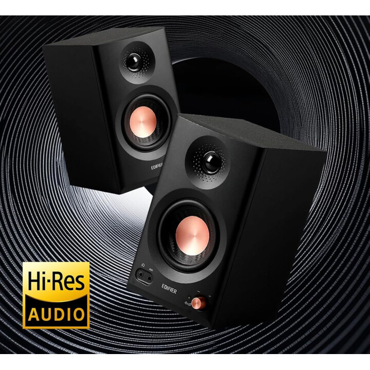 Edifier MP230, alto-falante Bluetooth retro portátil, sem fio, Bluetooth, Reprodução de Cartão Micro SD Aux, Branco