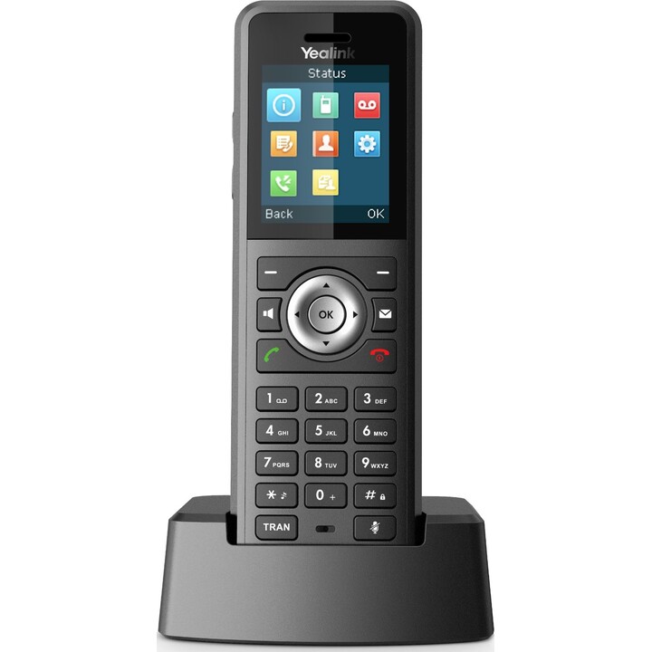 Yealink W59R, VOIP SIP DECT Ruggedized Furnset, 1.8 pulgadas Color TFT LCD, HD Audio, Bluetooth