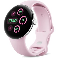 Google Pixel Watch 3 41mm Pink WiFi Silver Strap