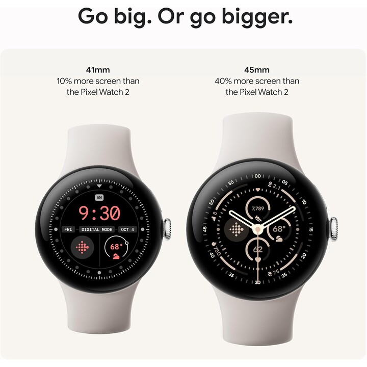 Google Pixel Watch 3 45 mm WiFi Hazel Vert