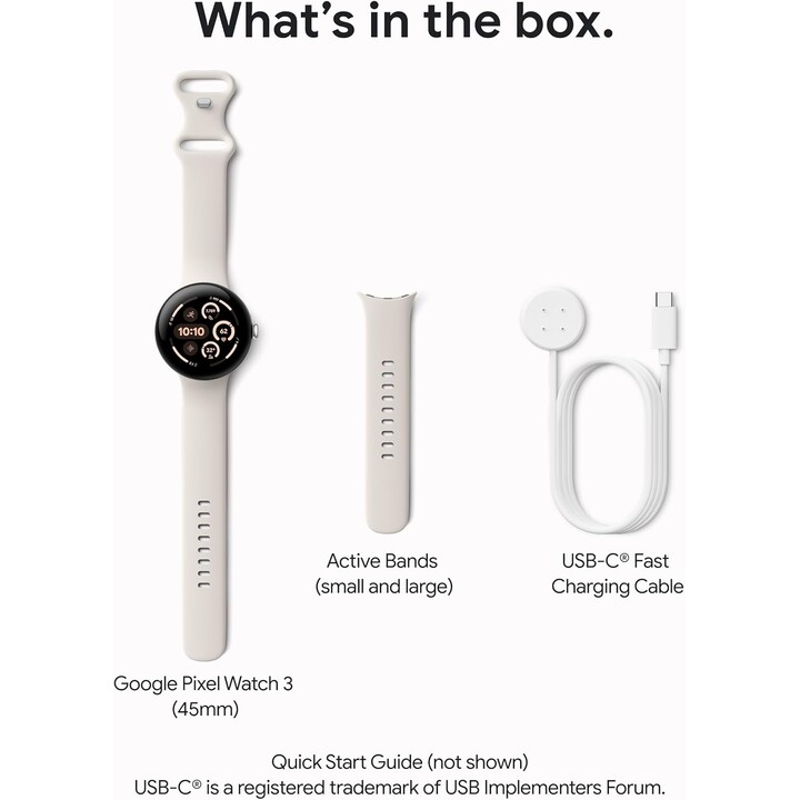 Google Pixel Watch 3 45 mm WiFi Hazel Vert