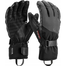 Leki Pegas Pro 3D GTX Ski Gloves - black/graphite