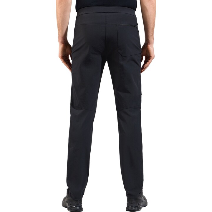 Pantalones de trekking Odlo Ascent de longitud regular para hombre - Negro Talla: L