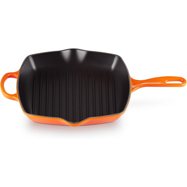 Teglia quadrata Le Creuset in ghisa, forno colore arancione, 26 cm