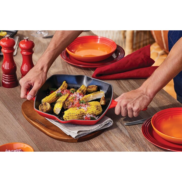Teglia quadrata Le Creuset in ghisa, forno colore arancione, 26 cm