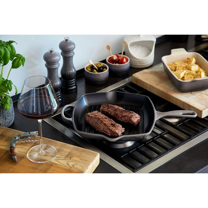 Teglia quadrata Le Creuset in ghisa, forno colore arancione, 26 cm
