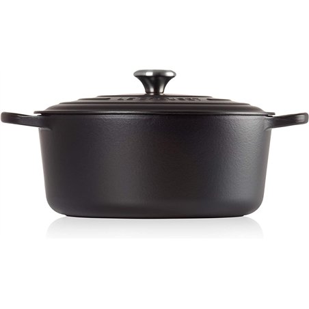 Le Creuset Signature Round Roaster, 30 cm, Black