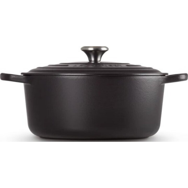 Plat à rôtir rond Signature Le Creuset, 24 cm, noir