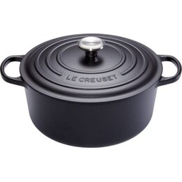 Le Creuset Signature Runder Bräter, 20 cm, Schwarz