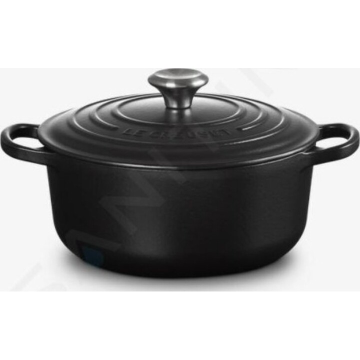 Le Creuset Signature Rostiera rotonda, 20 cm, Nero
