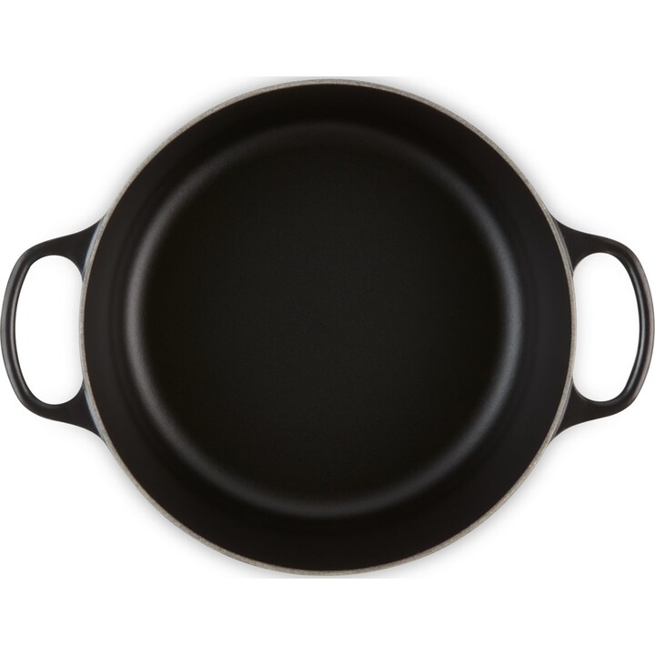 Le Creuset Signature Rostiera rotonda, 20 cm, Nero