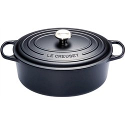Le Creuset Signature Oval Roasting Pan 31 cm Black