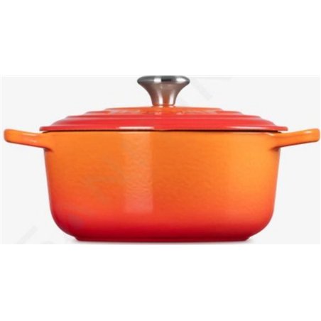 Le Creuset Signature Round Roaster, 20 cm, Oven Orange Color