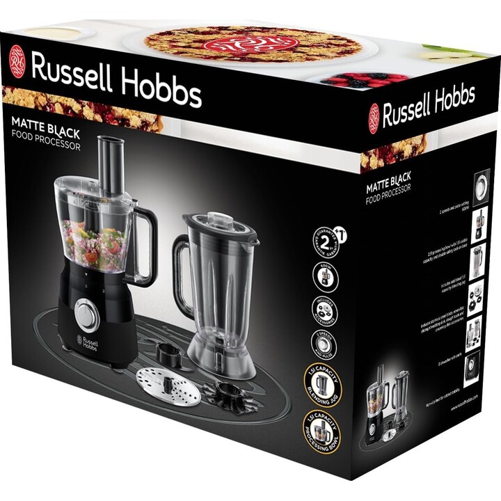 Russell Hobbs 24732-56 Mattschwarze Küchenmaschine