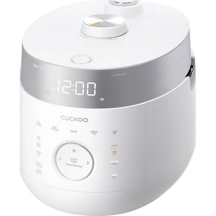 CUCKOO CRP-LHTR1009F panela de arroz IH de dupla pressão branca