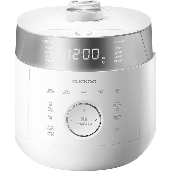 CUCKOO CRP-LHTR1009F panela de arroz IH de dupla pressão branca