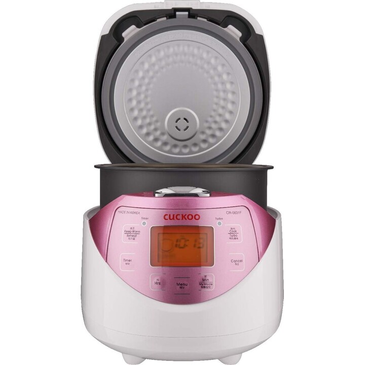 Panela de Arroz Cuckoo 1,08L Cr-0631F Sistema de aquecimento 3D Mantém quente