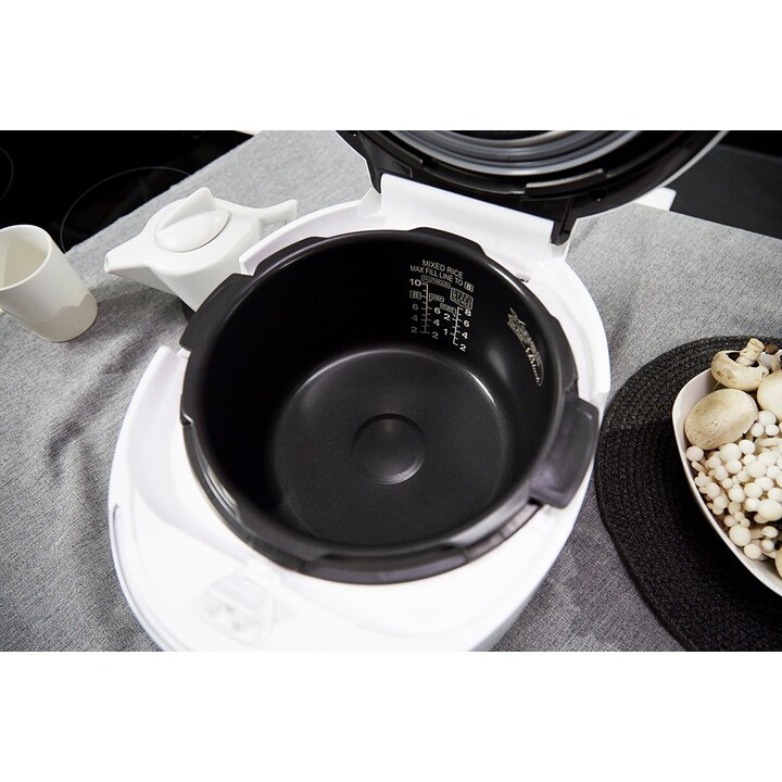 CUCKOO CMC-QSB501S ICOOK Q5 8 in 1 Premium Dampf-Schnellkochtopf Edelstahl Mehrzwecktopf