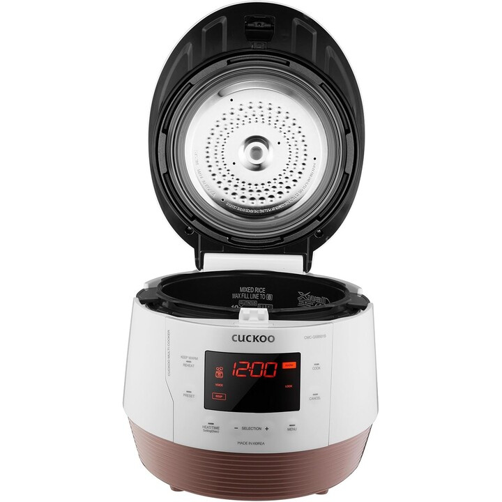 CUCKOO CMC-QSB501S ICOOK Q5 8 en 1 Autocuiseur à vapeur de qualité supérieure Casserole polyvalente en acier inoxydable